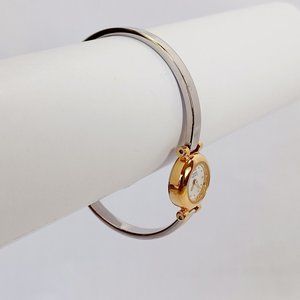 Anne Klein Bangle Watch Silver/Gold Watch